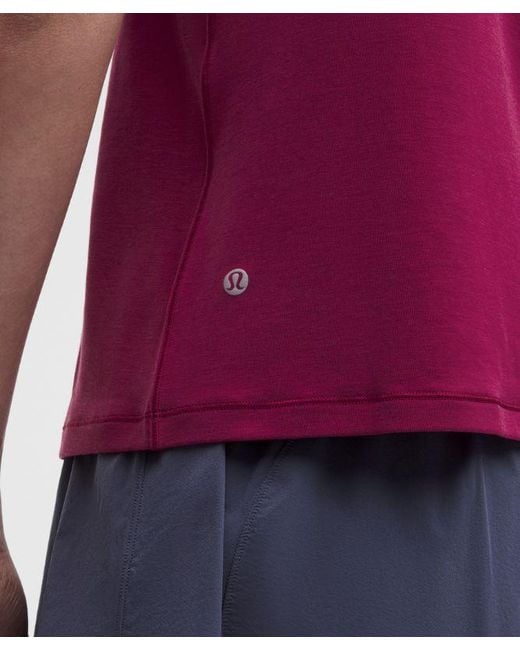 lululemon athletica Red Jersey Training Tank Top
