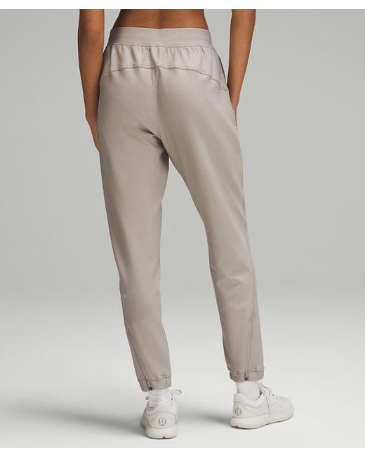 lululemon athletica Gray Adapted State High-rise Fleece Joggers Full Length