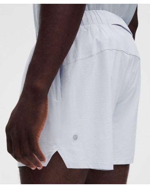 lululemon athletica Gray – Mile Maker Linerless Shorts – 6" – – Size Large for men