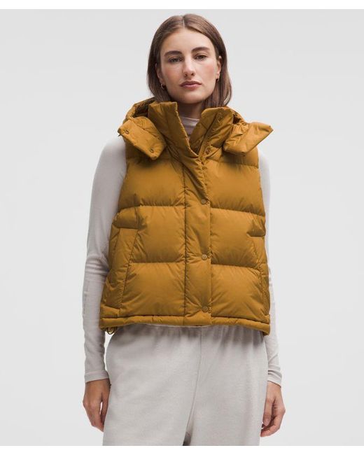 lululemon athletica Multicolor – Wunder Puff 644-Down-Fill Cropped Vest – – Size 4
