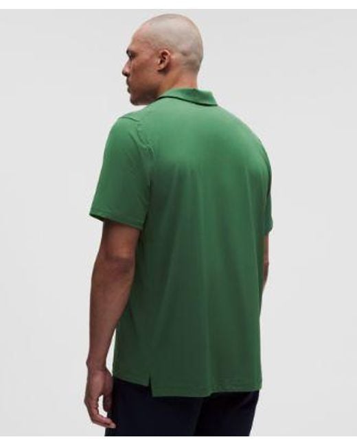 lululemon athletica Green – Logo Sport Polo Short-Sleeve – – Size Large for men