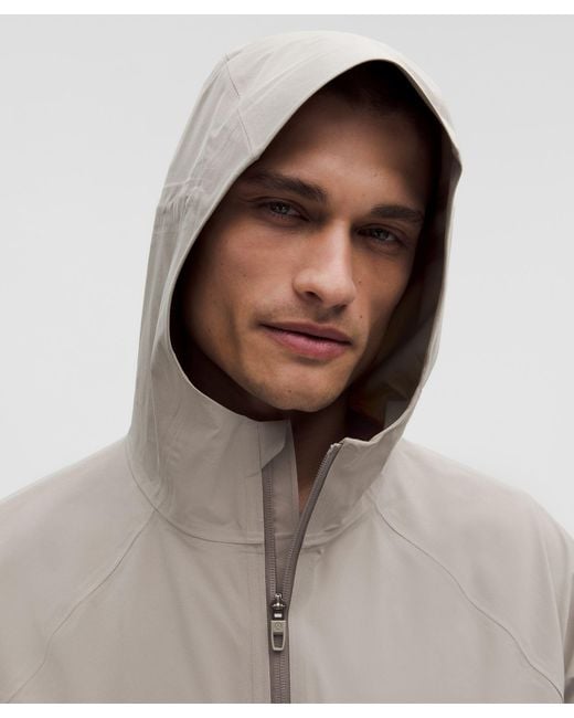 lululemon athletica Gray Stretch Glyde Waterproof Jacket for men