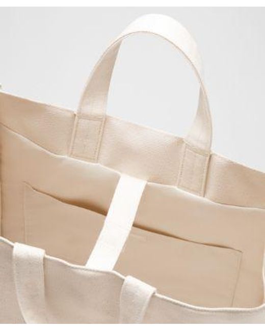 lululemon athletica White – Canvas Market Tote Bag 19L –