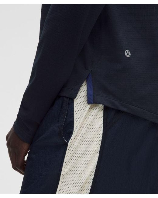 lululemon athletica Blue – License To Train Classic-Fit Long-Sleeve Shirt – – Size 4