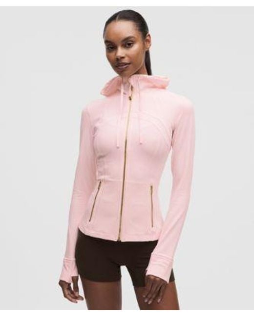 lululemon athletica Pink – Define Hooded Jacket Nulu – – Size 4