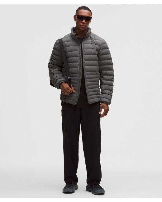 lululemon athletica Gray Navigation Down Jacket for men