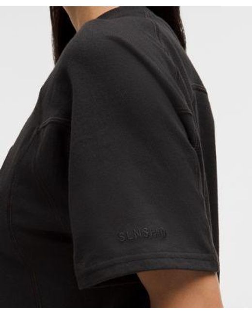 lululemon athletica Black – Organic Oversized T-Shirt Slnsh Collection – – Size Large