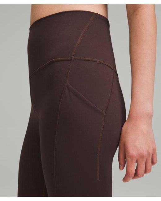 lululemon athletica Brown Align High-Rise Pant With Pockets 25"