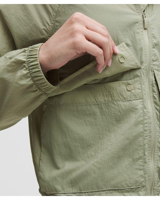 lululemon athletica Green Hood-Lite Relaxed-Fit Jacket