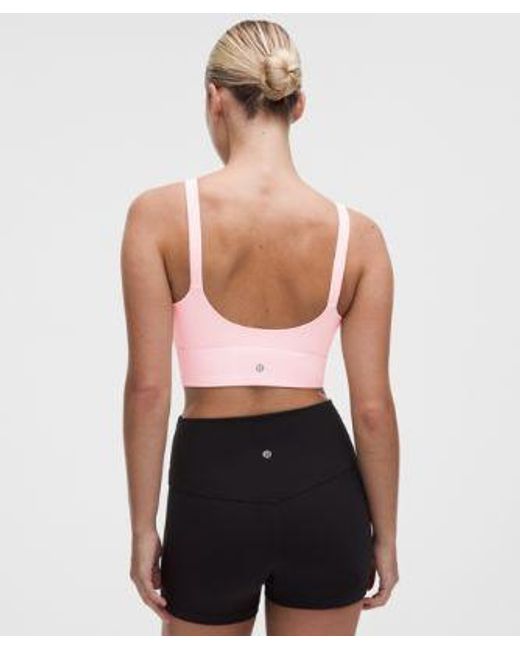 lululemon athletica Red Focuser Scoop-Neck Bra
