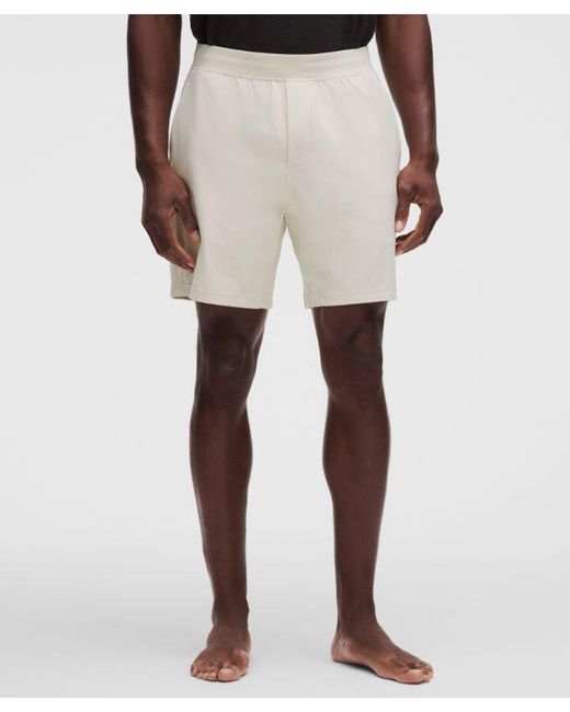 lululemon athletica Black – Nulu Classic-Fit Yoga Shorts – 7" – – Size Large for men