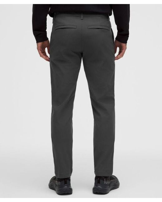 lululemon athletica Black – Abc Classic-Fit Trousers 34"L Warpstreme – – Size 12 for men