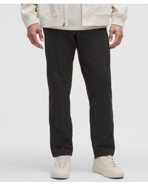 lululemon athletica Black Abc Classic-Fit Trouser 34L for men