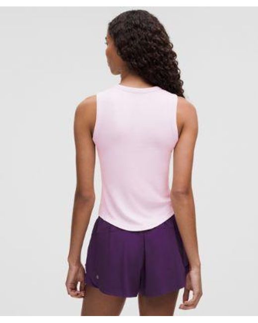 lululemon athletica Purple Hold Tight Crewneck Tank Top