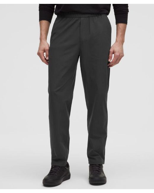 lululemon athletica Gray Abc Warpstreme Pull-on Trousers Regular - Color Black - Size L for men