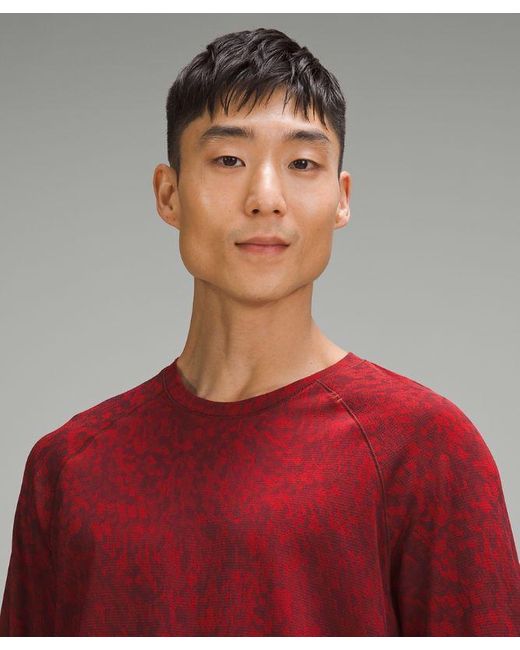 lululemon athletica Red – Lunar New Year Metal Vent Tech Long-Sleeve Shirt – Color Dark/ – for men