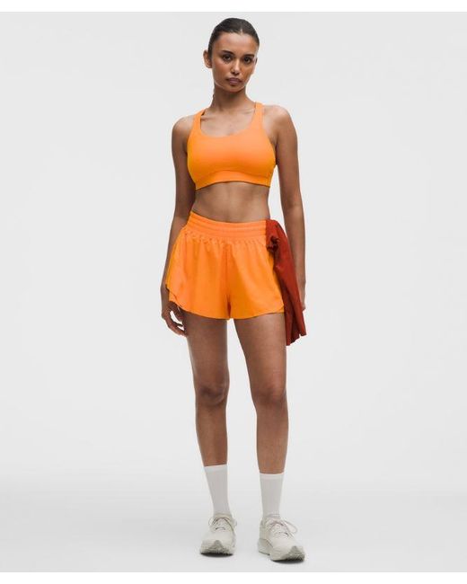lululemon athletica Orange – Energy Sports Bra Medium Support, B-D Cups Evolve – –