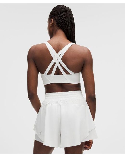 lululemon athletica White Energy Zip-Front Bra
