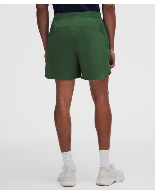 lululemon athletica Blue – Textured Swift Tennis Shorts – 7" – – Size Large for men