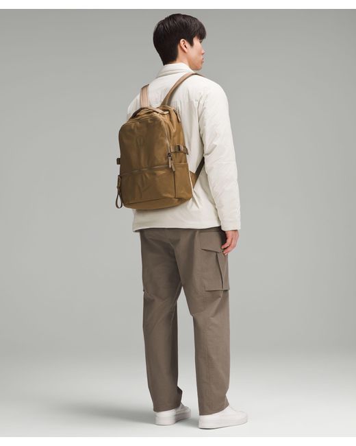 lululemon New Crew Backpack 22l Color Brown in Natural Lyst