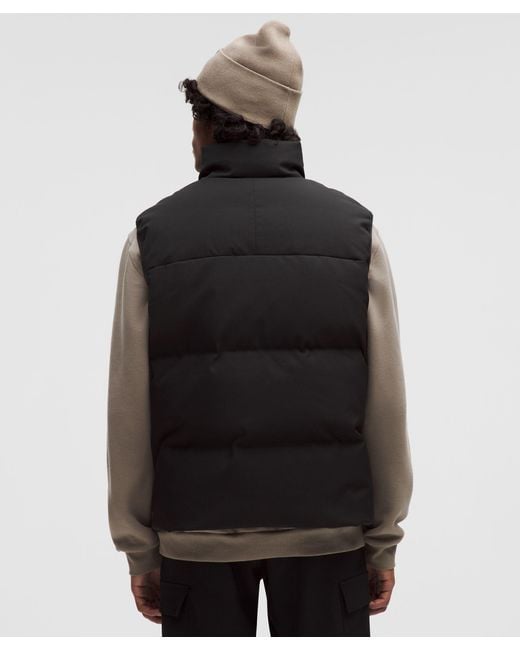 lululemon athletica Black Always Down Puffer Vest for men