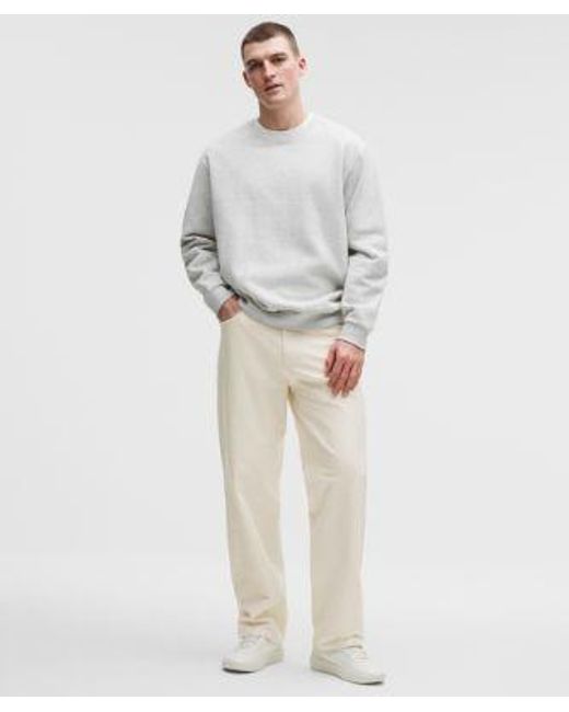 lululemon athletica White – Easyfive Loose-Straight Trousers 30L – – Size 12 for men