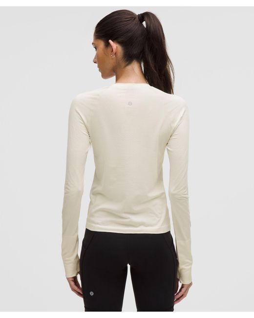 lululemon athletica Natural Swiftly Tech Long-Sleeve Shirt 2.Waist Length