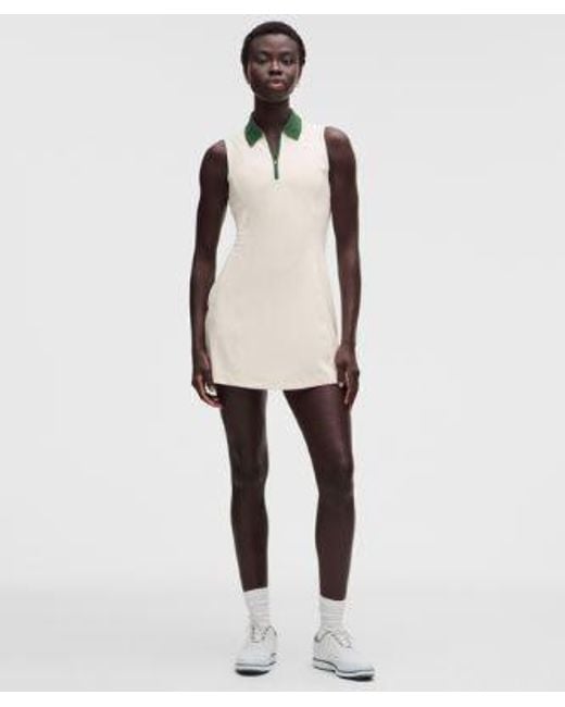 lululemon athletica Natural Sleeveless Golf Polo Dress