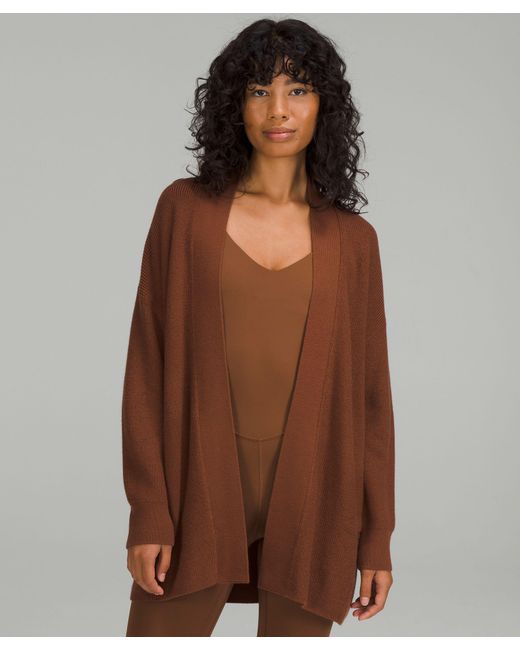 Merino wool deals wrap cardigan