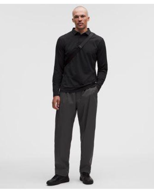 lululemon athletica Black Zero Tucks Relaxed-Fit Pant for men