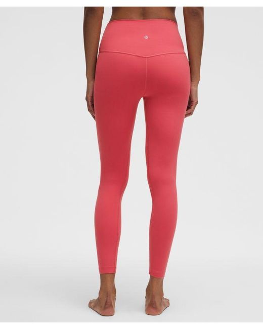 lululemon athletica Red Align High-Rise Pant 25"