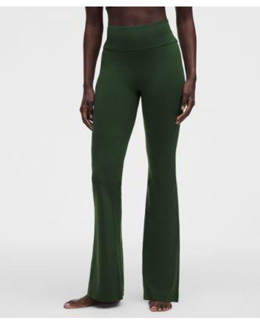 lululemon athletica Green Groove Nulu High-Rise Flared Pant