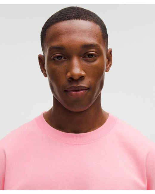 lululemon athletica Pink – Heavyweight Jersey T-Shirt – – Size Large for men