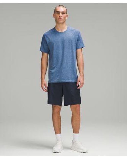 lululemon athletica Blue Pace Breaker Lined Short 9" for men