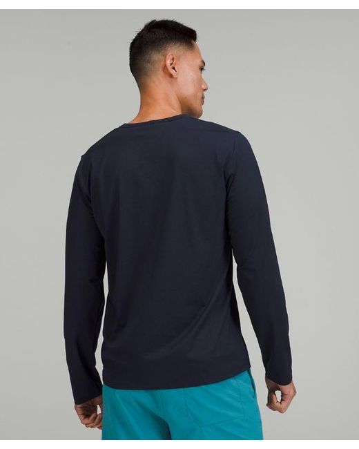 lululemon athletica Blue – Fundamental Long-Sleeve Shirt – – for men