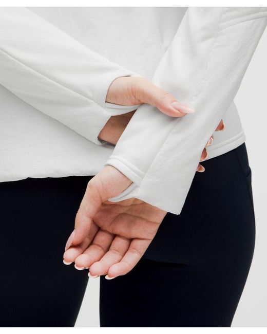 lululemon athletica White Another Mile Jacket