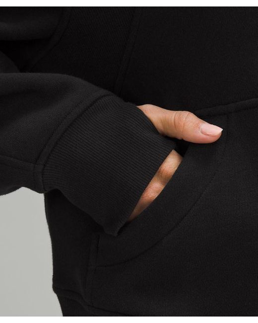 lululemon athletica Black – Scuba Oversized Funnel-Neck Half Zip Sweatshirt – –