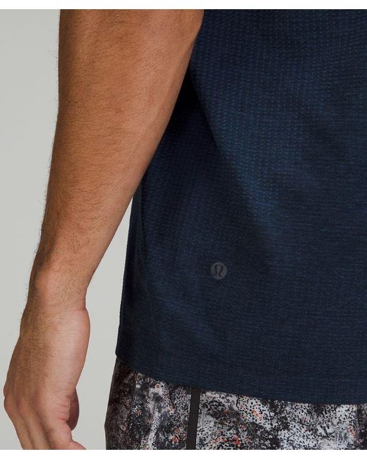 lululemon athletica Blue – 'Metal Vent Tech Short-Sleeve Shirt – – for men