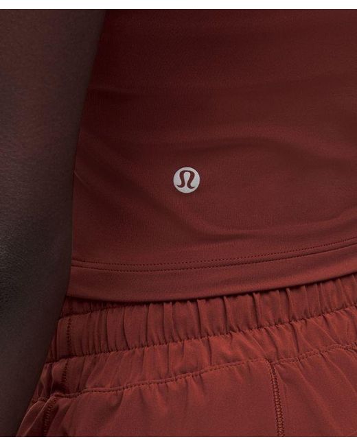 lululemon athletica Red – Wunder Train Wide-Strap Tank Top Medium Support, B–D Cups – – Size 4