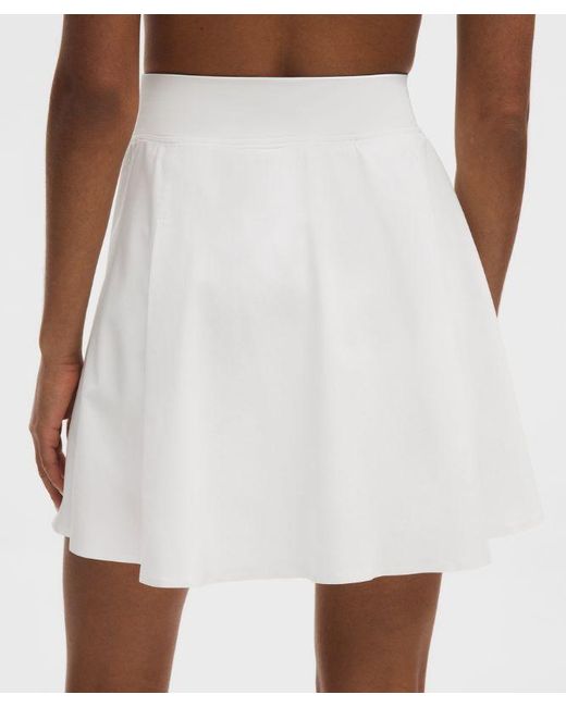 lululemon athletica Blue A-Line Side-Pleat Tennis Skirt