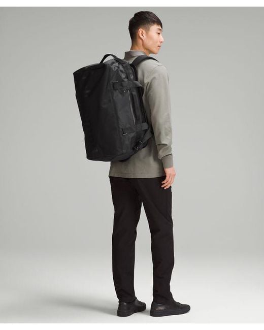lululemon athletica 2-in-1 Travel Duffle Backpack 45l - Color Black