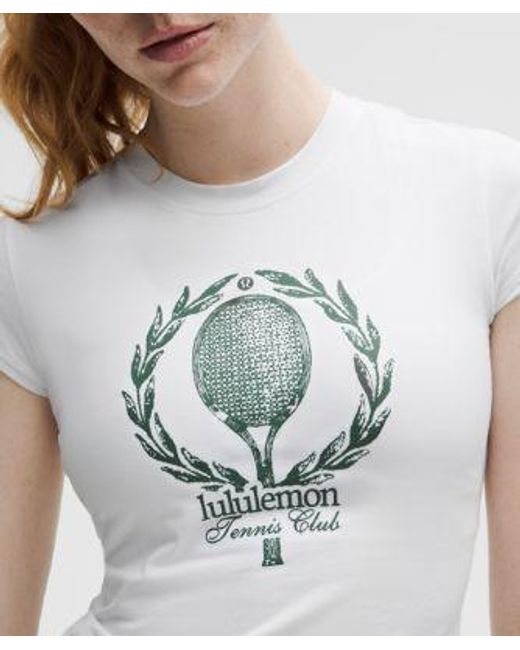 lululemon athletica Gray Organic Cotton Baby Tee