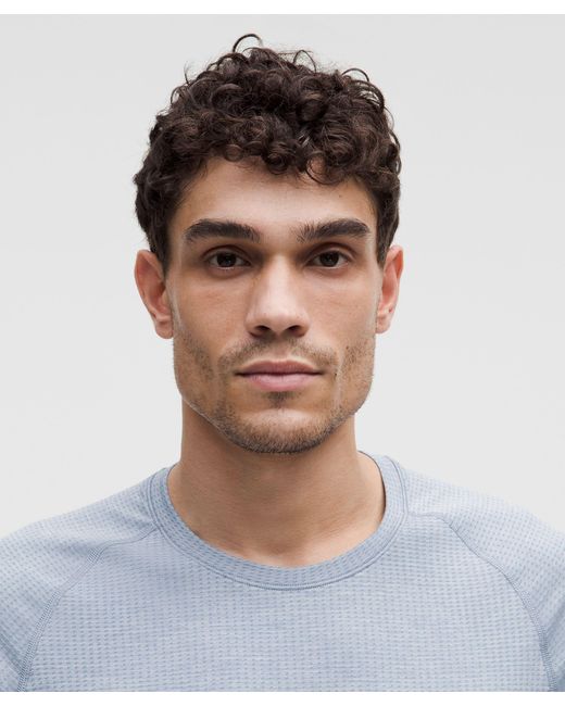 lululemon athletica Blue Metal Vent Tech Short-Sleeve Shirt for men