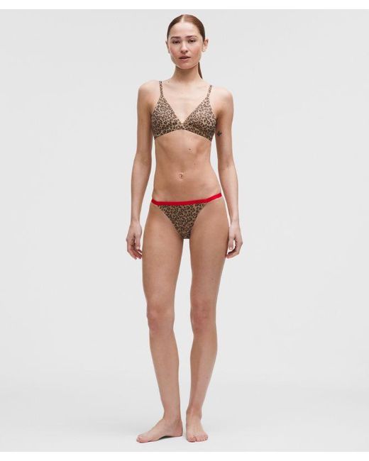 lululemon athletica Multicolor – Wundermost Ultra-Soft Nulu Spaghetti-Strap Triangle Bralette A/B Cup – Size 6