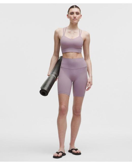 lululemon athletica Multicolor – Align High-Rise Shorts – 8" – /Pastel – Size 4