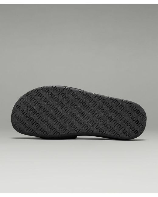 lululemon athletica Restfeel Slides - Color Black/grey - Size 10