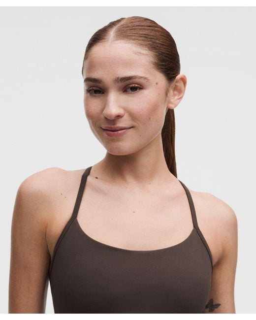 lululemon athletica Multicolor Flow Y Cropped Tank Top