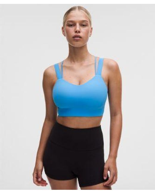 lululemon athletica Blue Like A Cloud Longline Bra