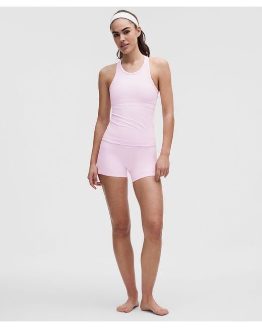 lululemon athletica Pink – Align Waist-Length Racerback Tank Top – – Size 4