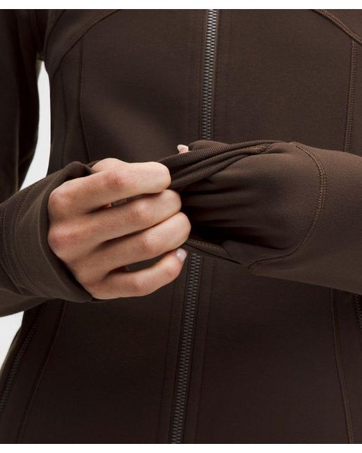 lululemon athletica Brown – Define Track Jacket Luon – – Size 4